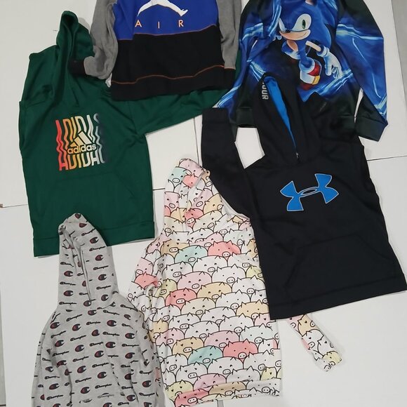 6 Kids' boys hoodie sweater multiples brands for youth boys 8 to 10 years old. - Picture 9 of 13